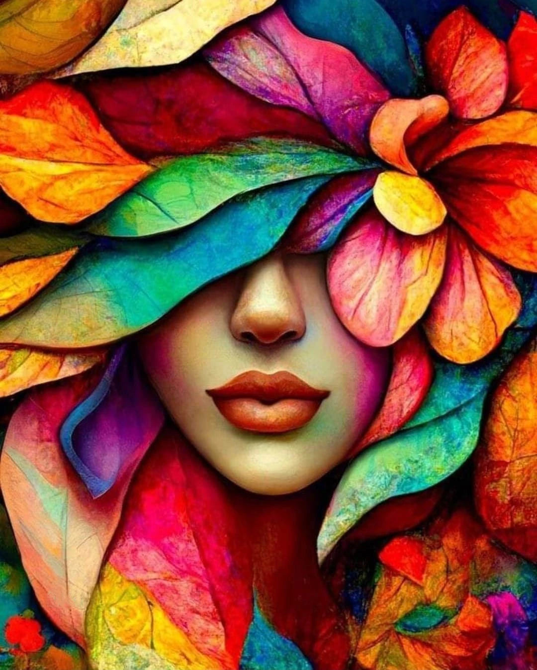DIY 5D Diamond Painting Kit - Beauty Lady