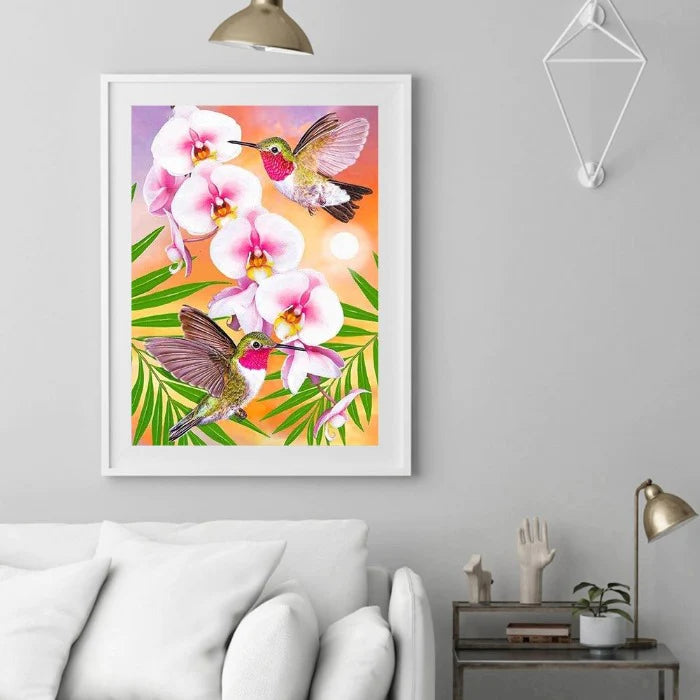 Paint By Numbers Kit - Flower Bird
