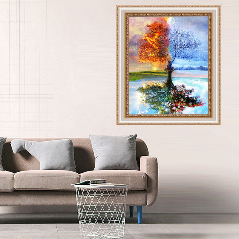 DIY Diamond Painting Kit - The Reflection of The Tree