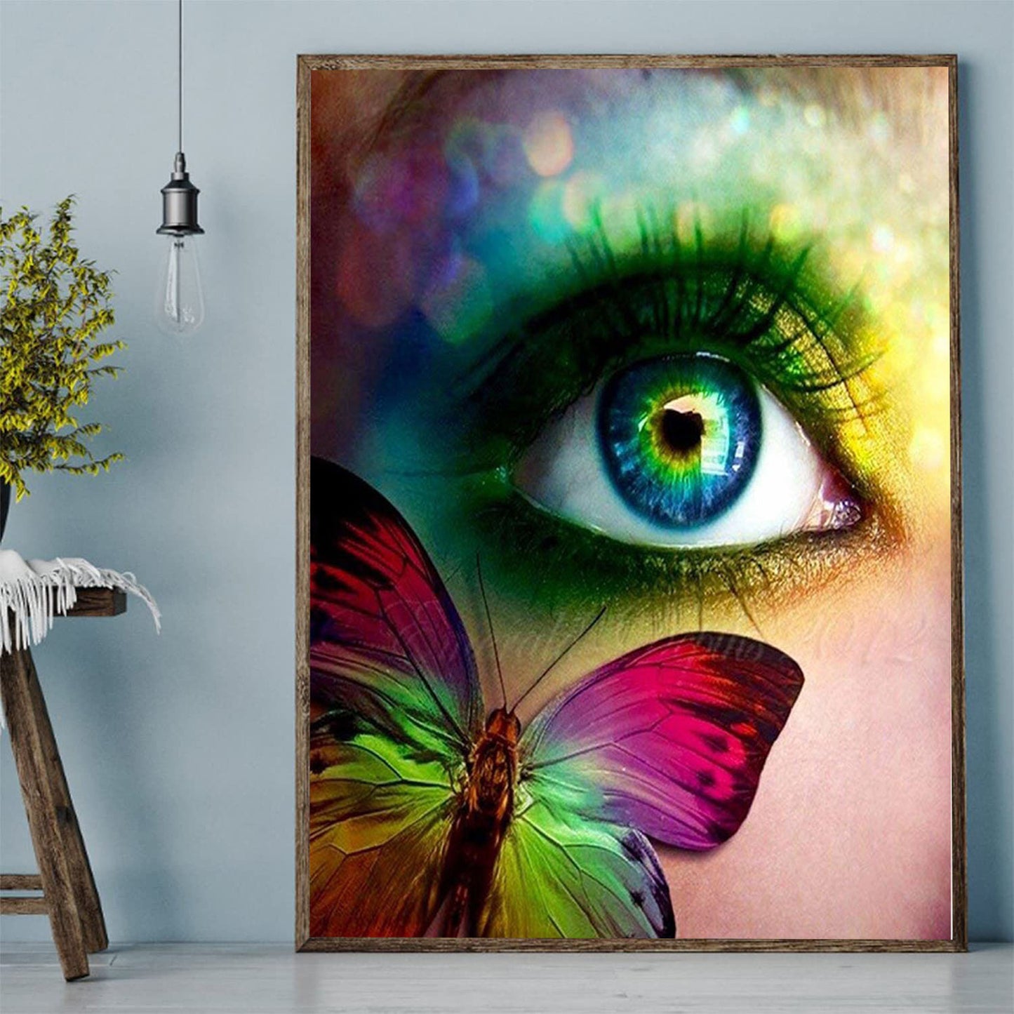 DIY Diamond Painting Kit - Eyes and Butterflies