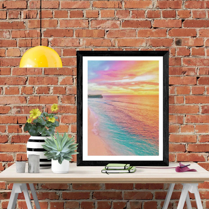 DIY 5D Diamond Painting Kit - Rainbow Beach