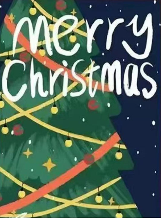 Paint By Numbers Kit - Christmas Tree 12