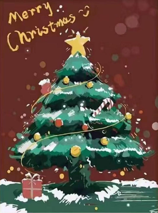 Paint By Numbers Kit - Christmas Tree 13