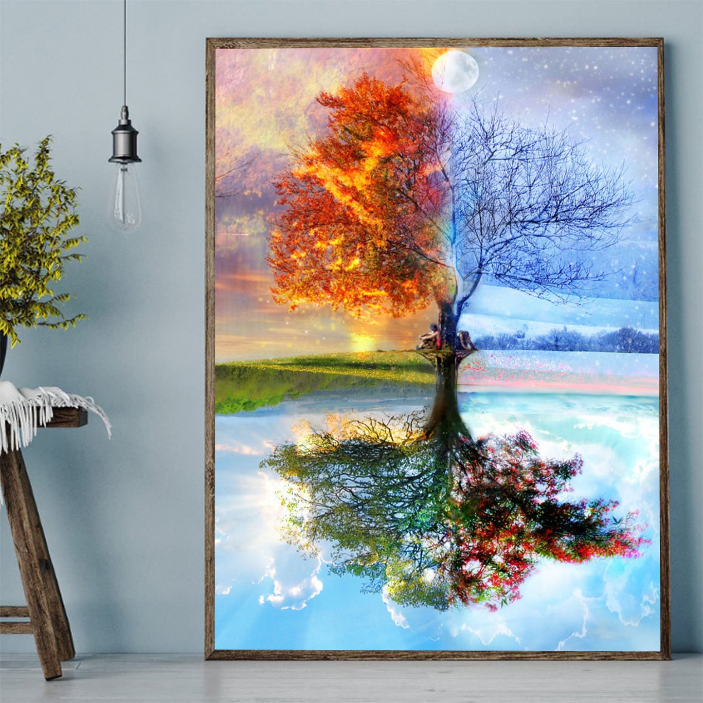 DIY Diamond Painting Kit - The Reflection of The Tree