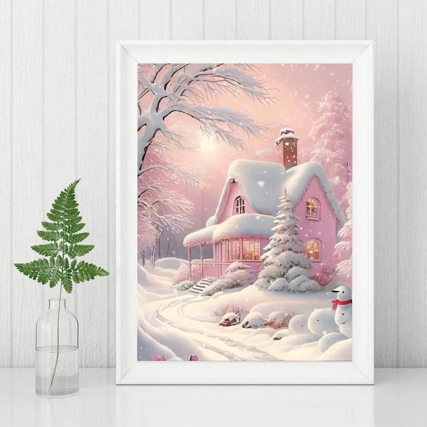 DIY Diamond Painting Kit - House in the Snow