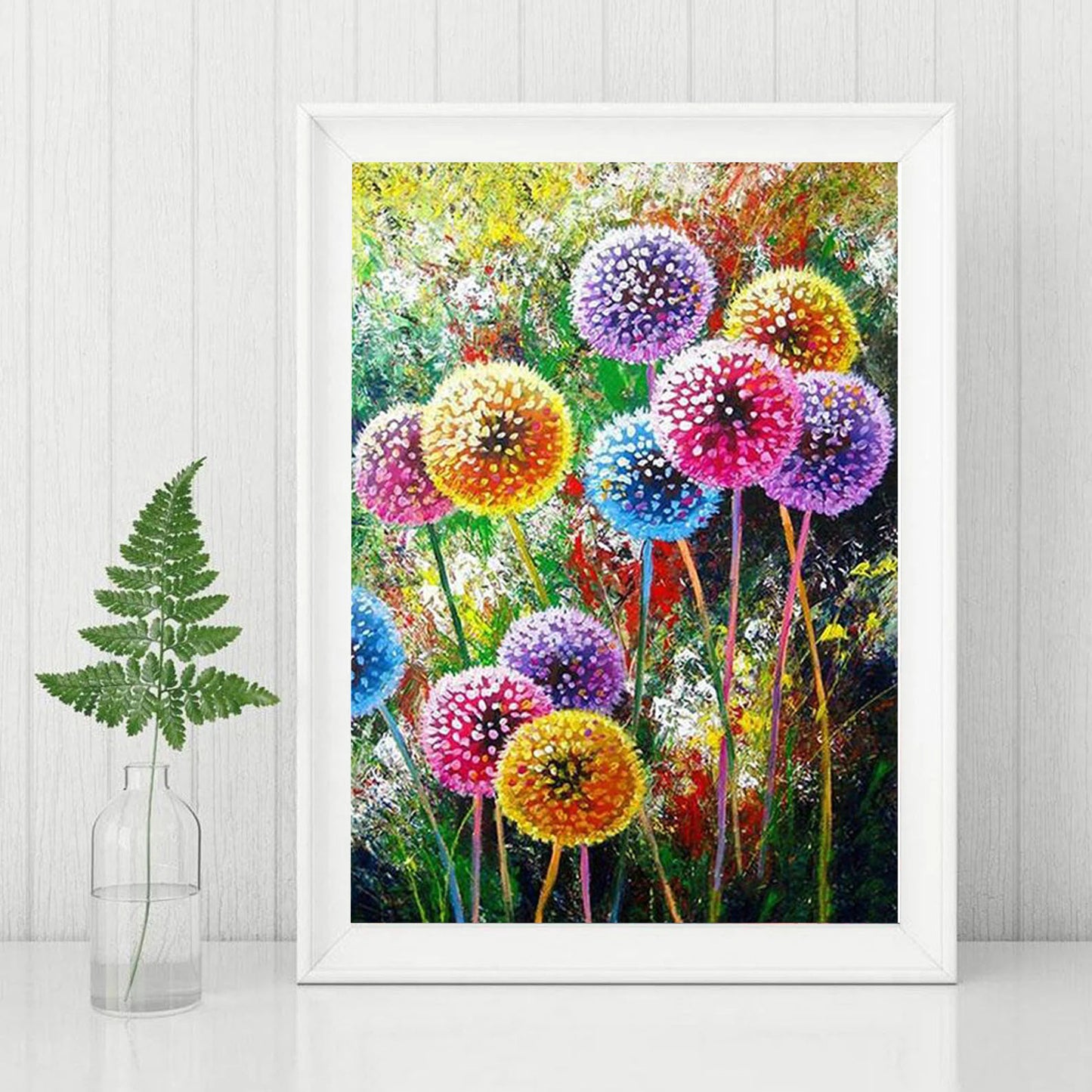 DIY Diamond Painting Kit - Colorful Dandelions