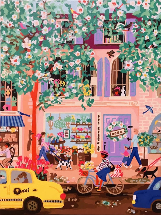 Paint By Numbers Kit - Colorful Community 8