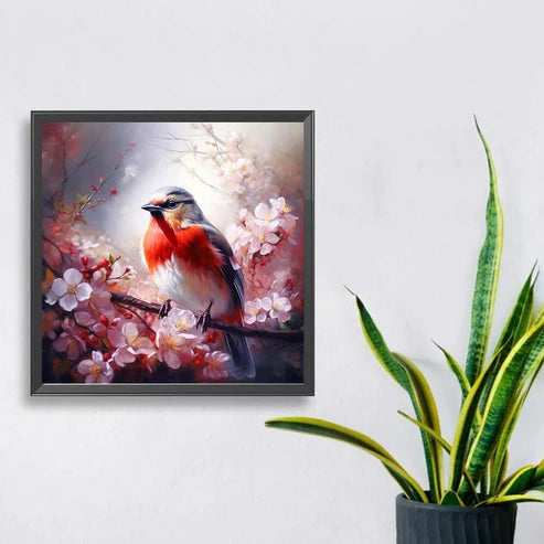 DIY Diamond Painting Kit - Sakura Bird