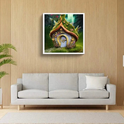 DIY 5D Diamond Painting Kit - Straw Hut