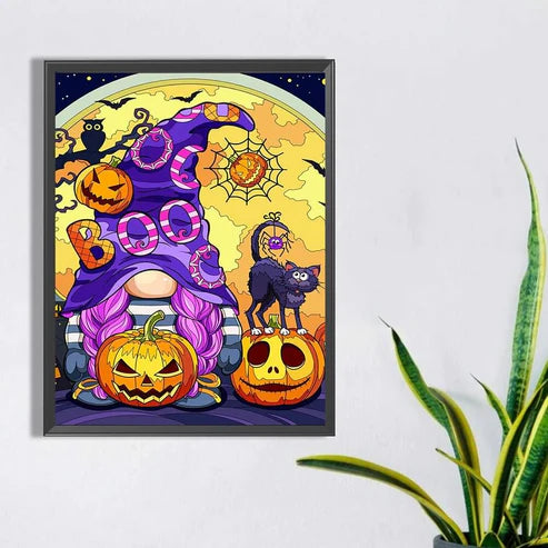 DIY 5D Diamond Painting Kit - Pumpkin & Gnome