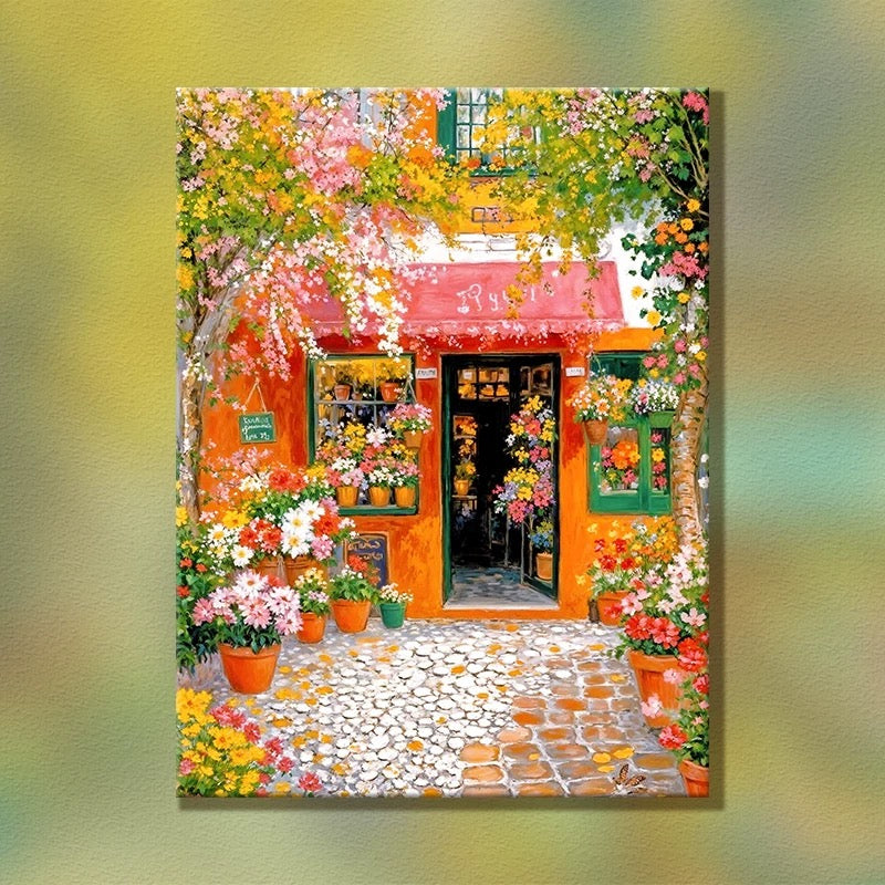 Painting By Numbers Kit - Beautiful Streetscape