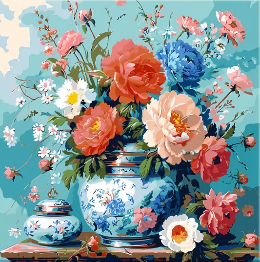Painting By Numbers Kit - Beautiful Vase