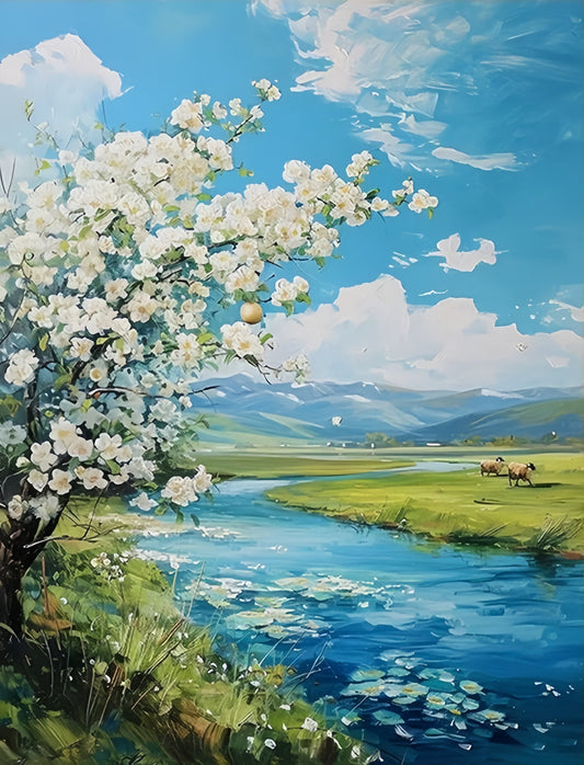 Painting By Numbers Kit - Beautiful Scenery