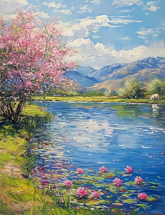 Painting By Numbers Kit - Beautiful Scenery