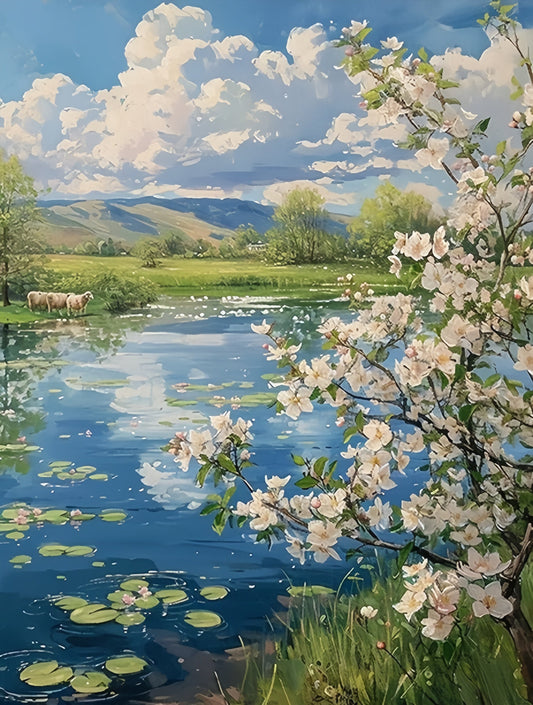 Painting By Numbers Kit - Beautiful Scenery