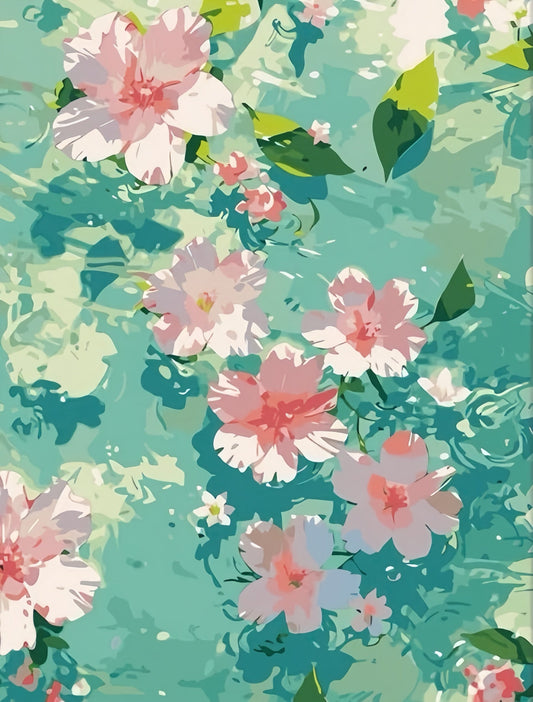 Painting By Numbers Kit - Flowers