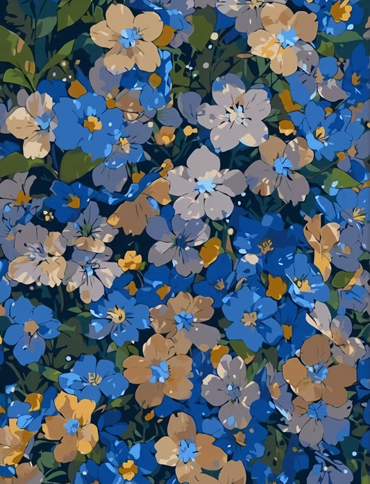 Painting By Numbers Kit - Flowers