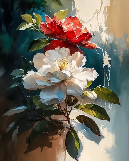 Painting By Numbers Kit - Flowers