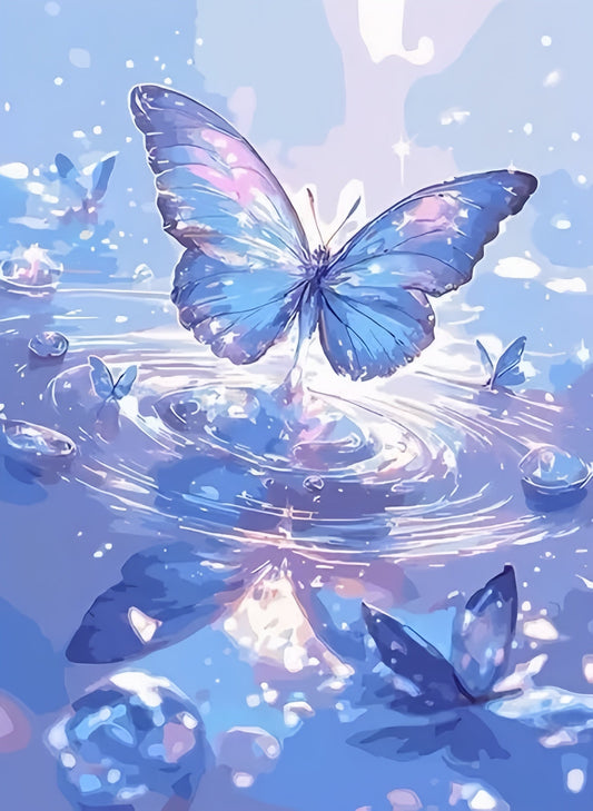 Painting By Numbers Kit - Butterflies