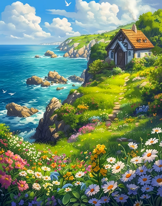 Painting By Numbers Kit - Beautiful Scenery