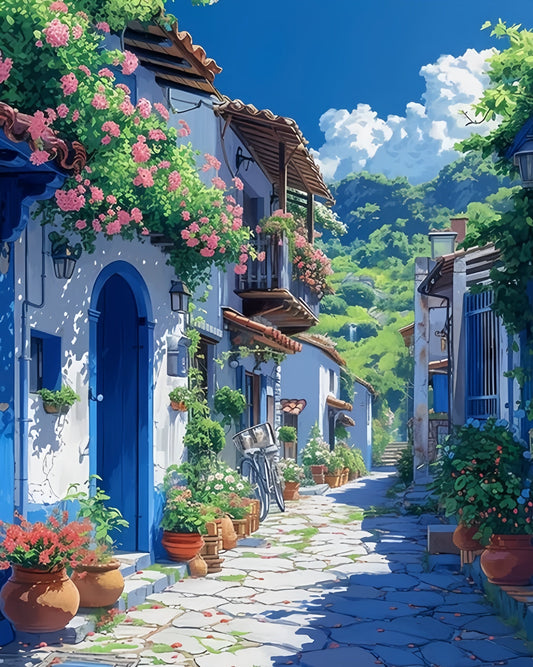 Painting By Numbers Kit - Streetscape