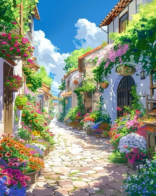 Painting By Numbers Kit - Streetscape