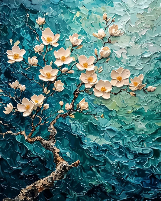 Painting By Numbers Kit - Flowers