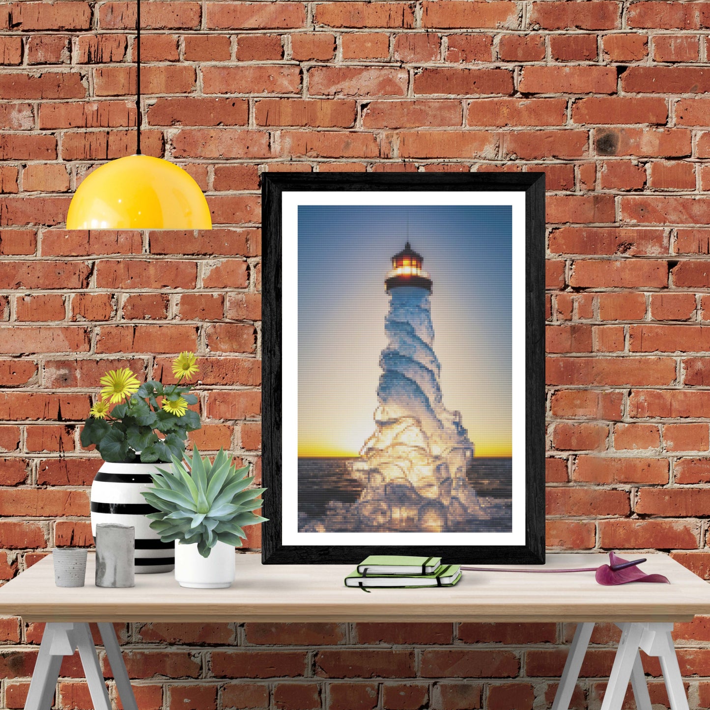 DIY 5D Diamond Painting Kit - Ice Light House