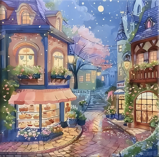 Painting By Numbers Kit - Streetscape