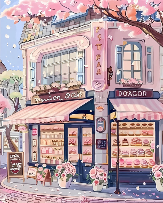 Painting By Numbers Kit - Streetscape