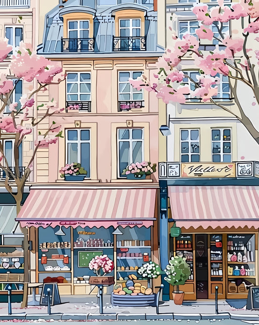 Painting By Numbers Kit - Streetscape