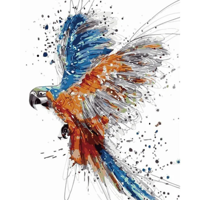 Paint By Numbers Kit - Colorful Eagle