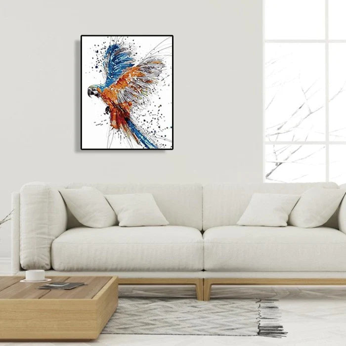 Paint By Numbers Kit - Colorful Eagle