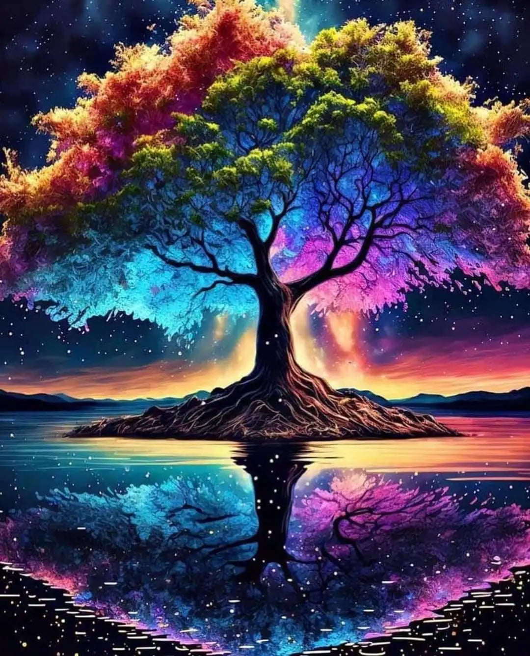 DIY 5D Diamond Painting Kit - Tree