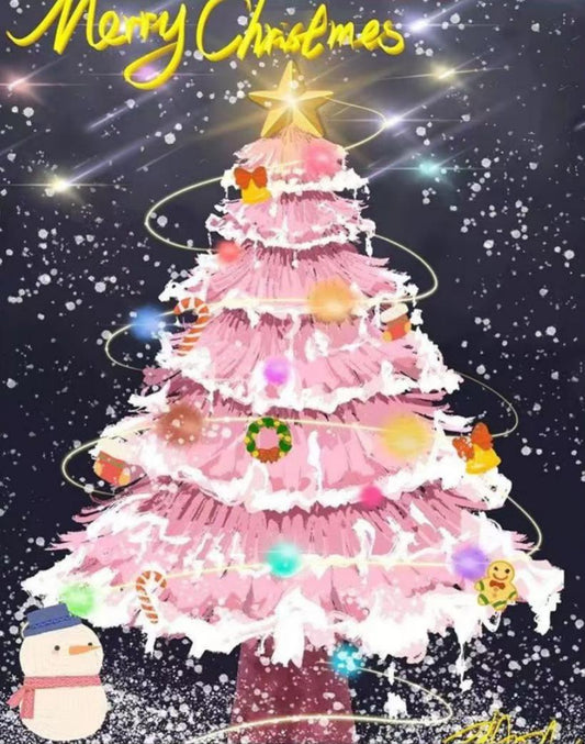 Paint By Numbers Kit - Christmas Tree 4