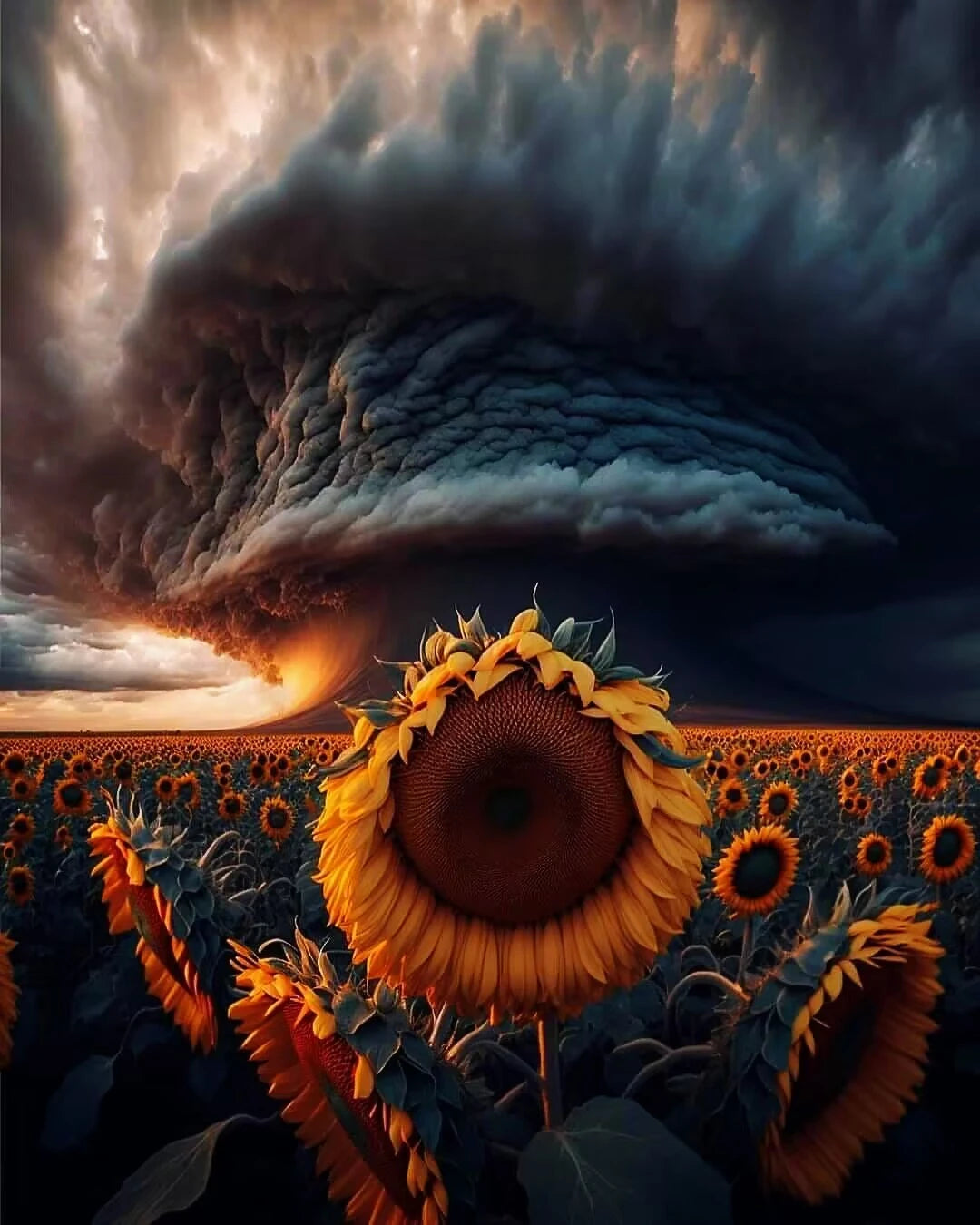 DIY 5D Diamond Painting Kit - Cloud Sunflower