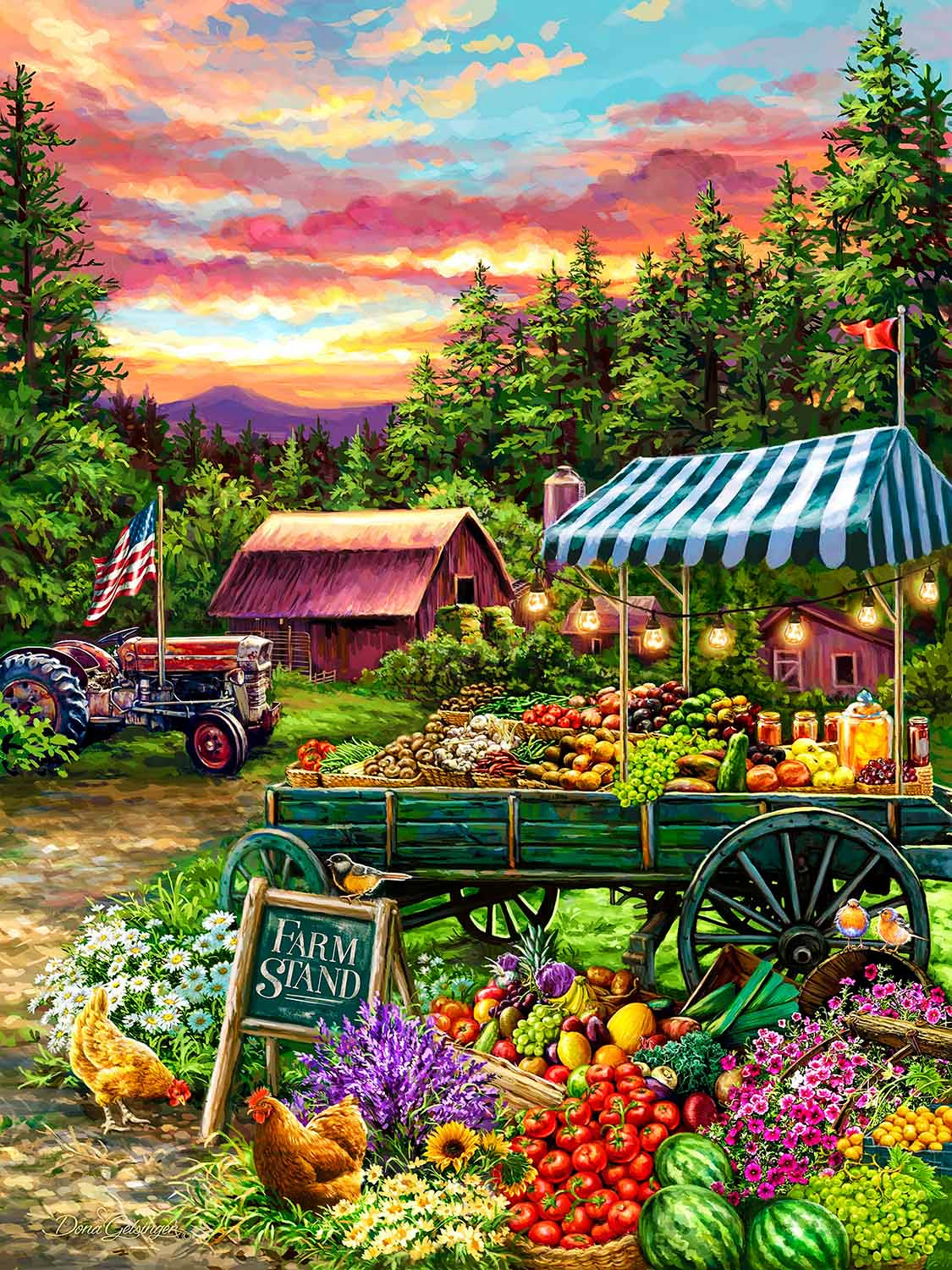 DIY 5D Diamond Painting Kit - Village