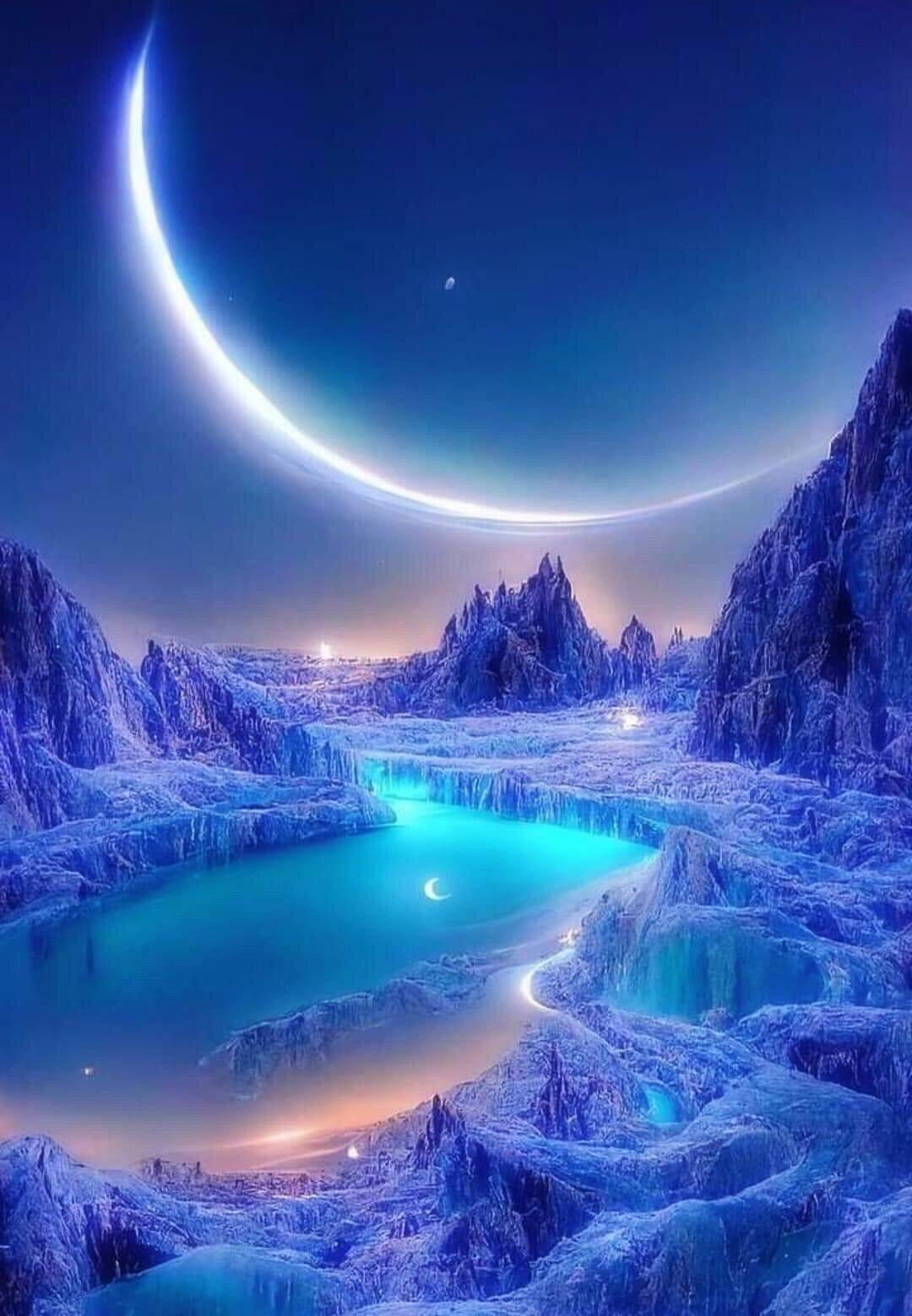 DIY 5D Diamond Painting Kit - Dreamscape Moon