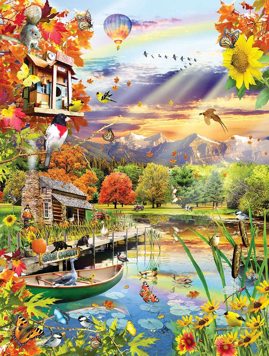 DIY 5D Diamond Painting Kit - Cabin Landscapes