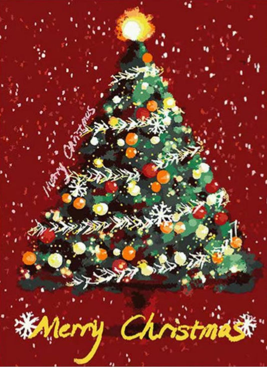 Paint By Numbers Kit - Christmas Tree 6