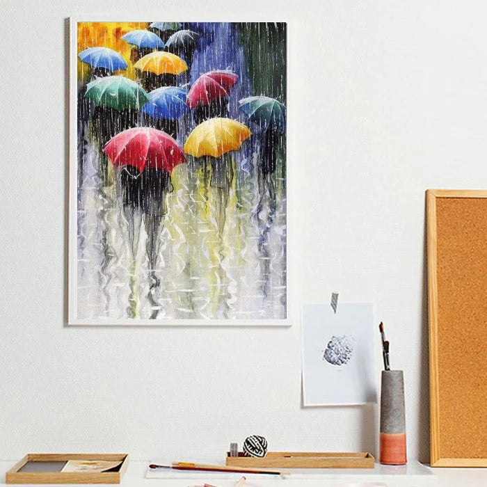 Paint By Numbers Kit - Rainy Days