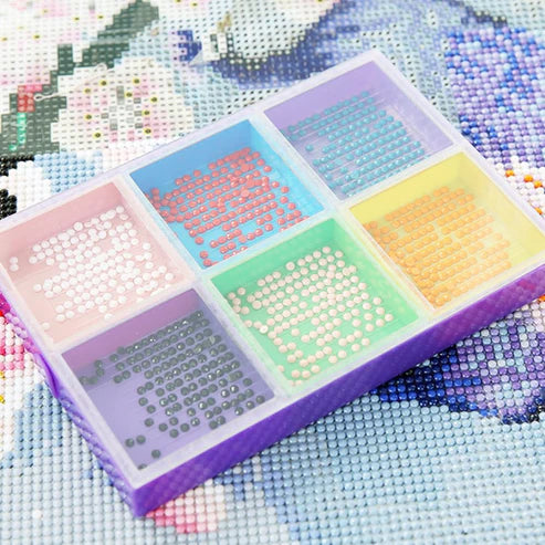 7pcs Diamond Painting Beads Storage Tray Kits (With Lid)