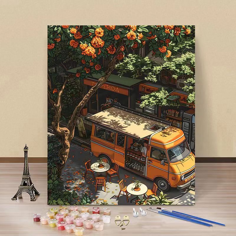 Paint By Numbers Kit - Seaside scenery 8