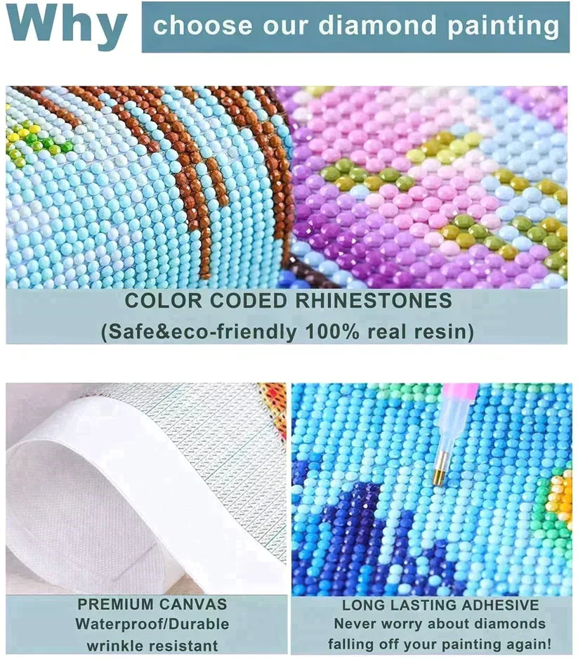 DIY 5D Diamond Painting Kit - Cute Girl