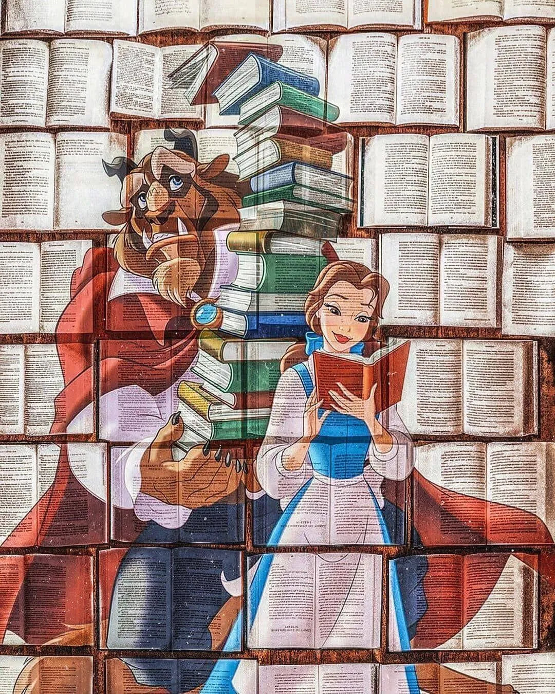 DIY 5D Diamond Painting Kit - Beauty and the Beast