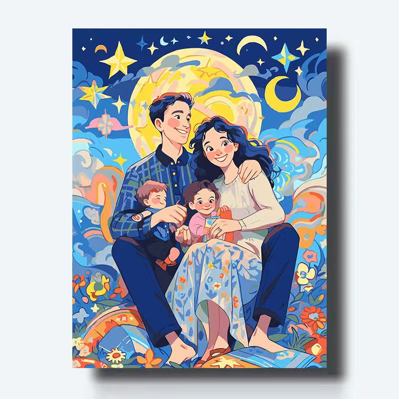 Paint By Numbers Kit - Whole Family