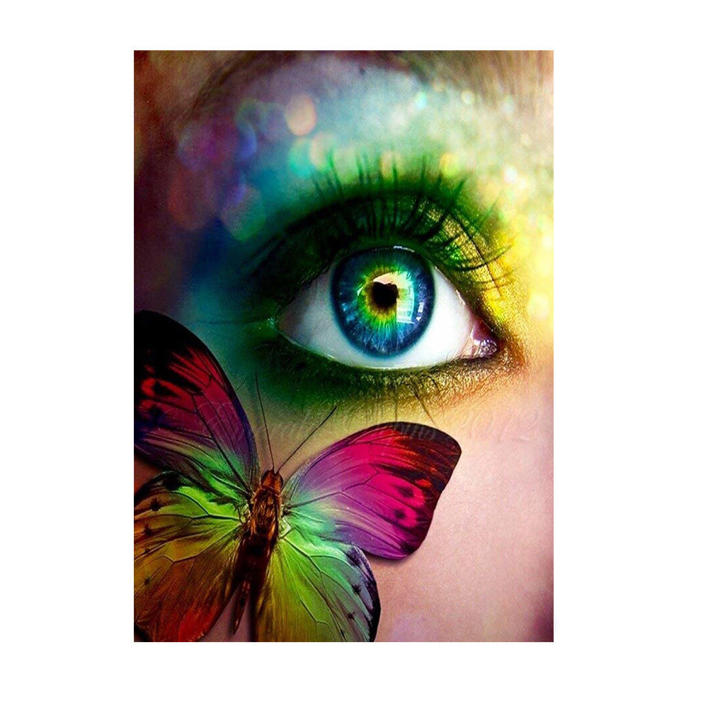 DIY Diamond Painting Kit - Eyes and Butterflies