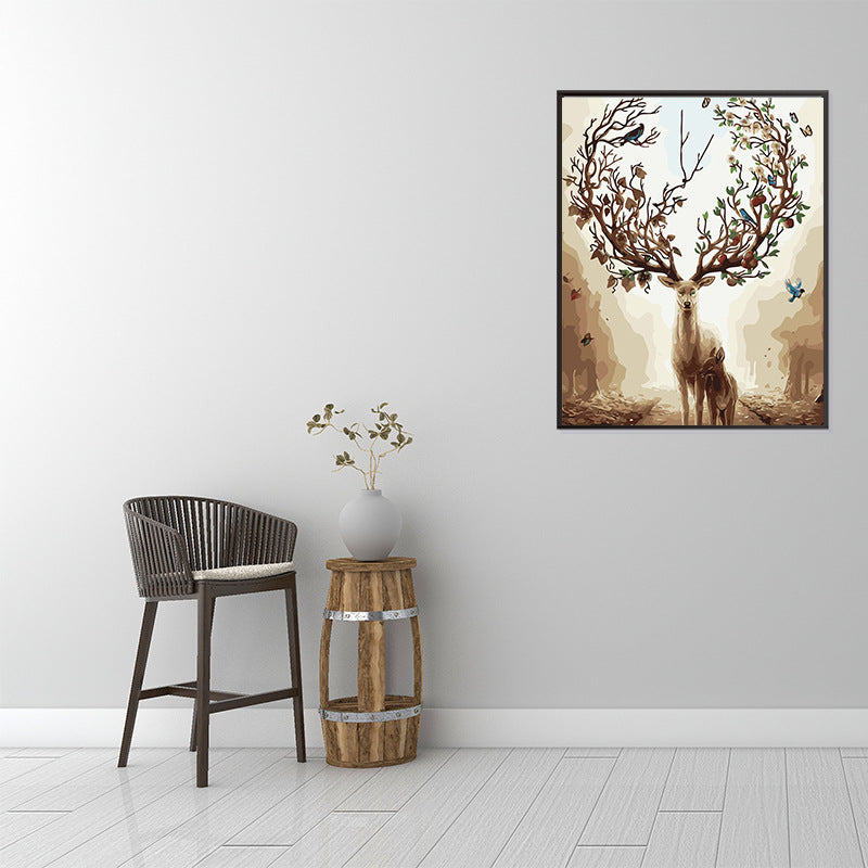 DIY Diamond Painting Kit - Colorful Deer