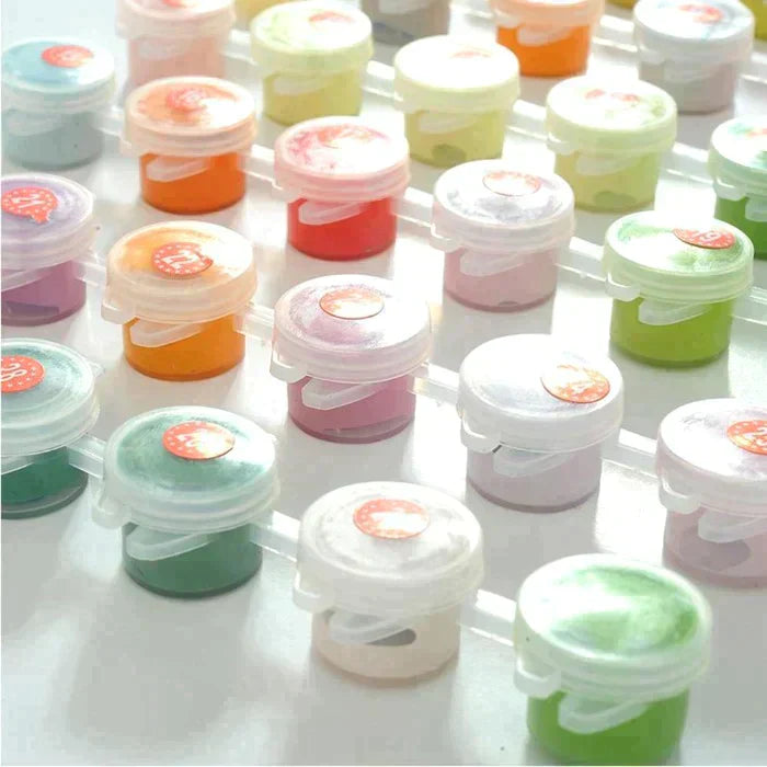 Paint By Numbers Kit - Colorful Town 1