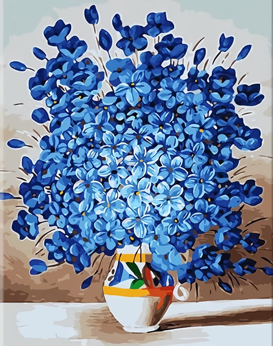 Painting By Numbers Kit - Flowers